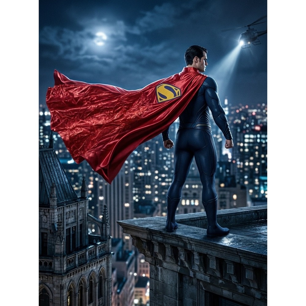 Rubie's Justice League Superman Cape Red Adult One Size DC Comics Accessory